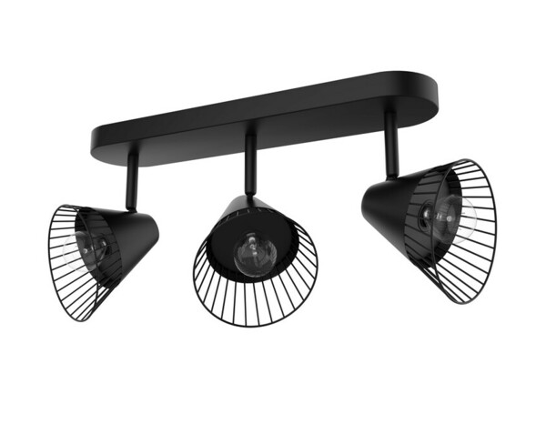 3 Spots E14 noir - "Treville" - Cooke and Lewis - Brico Dépôt