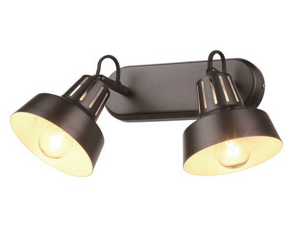 2 Spots E14 noir - "Zoelie" - Cooke and Lewis - Brico Dépôt