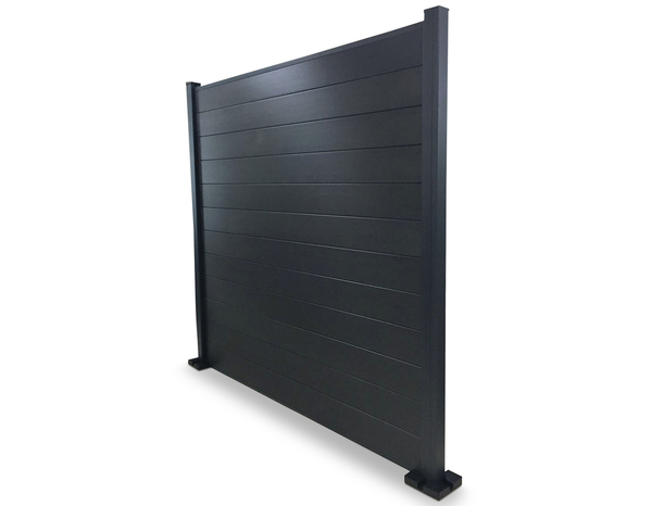 Lot de 3 lames clôture composite L. 1,80 m x H. 15,5 cm x Ep. 2,1 cm - Brico Dépôt