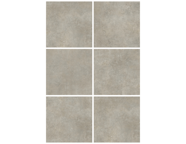 Carrelage de sol intérieur ENERGEY gris mat - l. 61 x L. 61 cm - Brico Dépôt