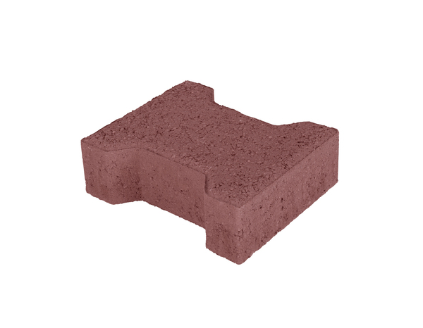 Pavé de jardin rouge - 16,5 x 19,8 x 4,5 cm - Brico Dépôt