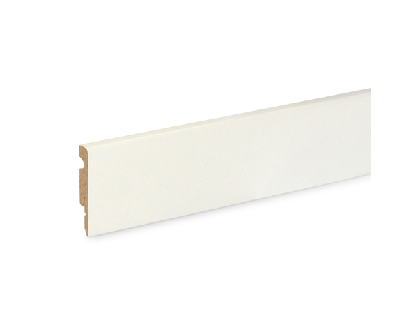 Lot de 5 plinthes blanches L. 220 cm x l. 60 mm x Ép. 11 mm - GoodHome - Brico Dépôt