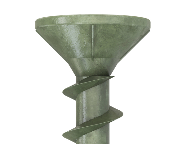 Seau de 500 vis pour terrasse tête fraisée Posidriv 5 x 50 mm acier revêtu - Brenner - Brico Dépôt