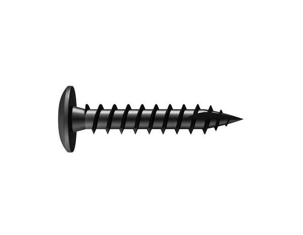 Boite de 2 kg de vis de penture, noire tête plate Torx 7 x 40 mm acier carbone - Brenner - Brico Dépôt