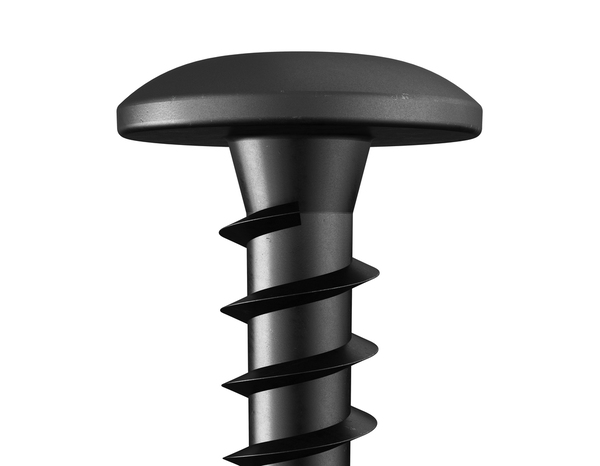 Boite de 2 kg de vis de penture, noire tête plate Torx 7 x 40 mm acier carbone - Brenner - Brico Dépôt