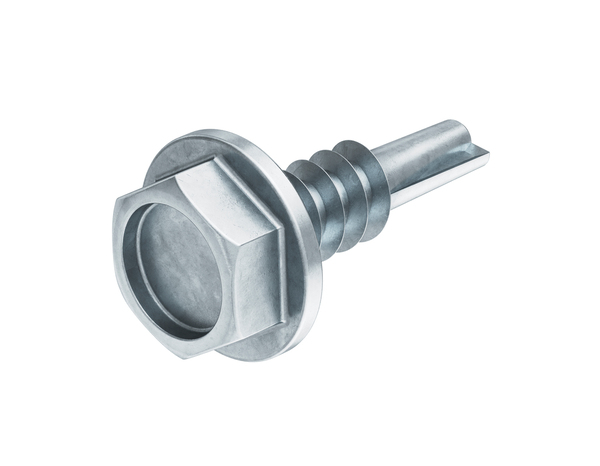 Boite de 2 kg de vis tôle autoforeuse tête hexagonale 4.2 x 16 mm acier carbone - Brenner - Brico Dépôt