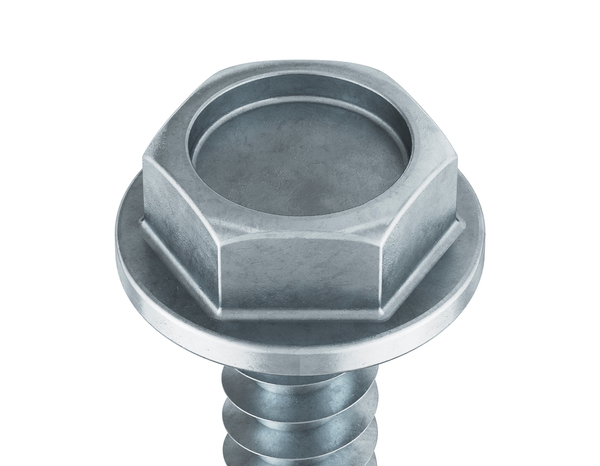 Boite de 2 kg de vis tôle autoforeuse tête hexagonale 5.5 x 25 mm acier carbone - Brenner - Brico Dépôt