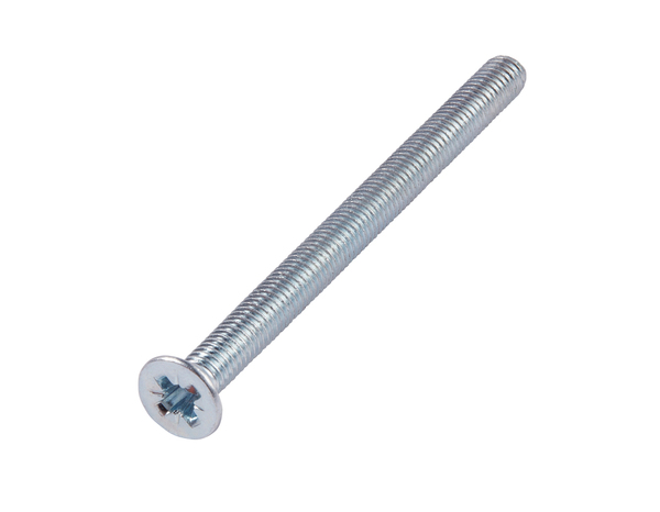 Boite de 2 kg de vis mécaniques tête fraisée plate 6 x 80 mm acier au carbone (classe 4,8) - Brenner - Brico Dépôt