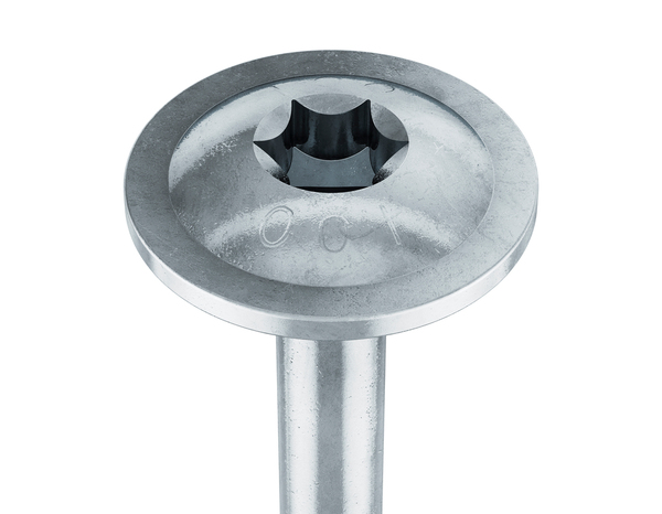 Vis charpente tête large plate Torx filetage partiel 8 x 160 mm - Brenner - Brico Dépôt