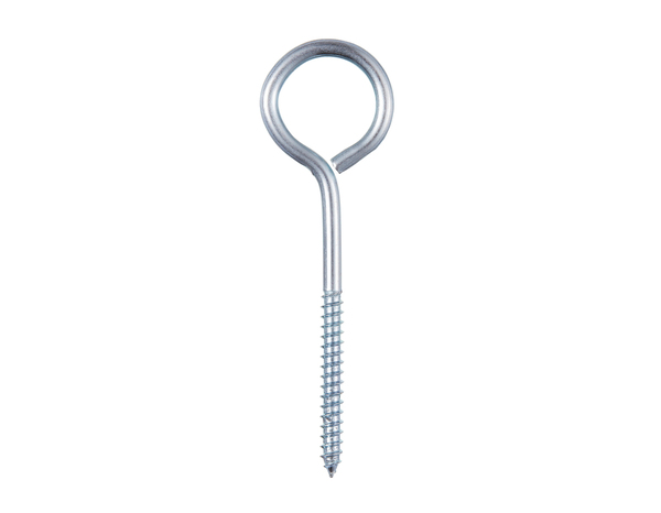 Boite de 2 kg de pitons à œillet 5 x 90 mm en acier - Brenner - Brico Dépôt