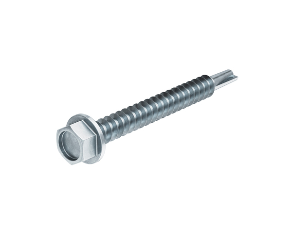 Boite de 2 kg de vis tôle autoforeuse tête hexagonale 5.5 x 50 mm acier carbone - Brenner - Brico Dépôt