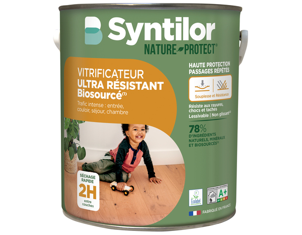 Vitrificateur ultra résistant incolore Mat 5L - Syntilor - Brico Dépôt