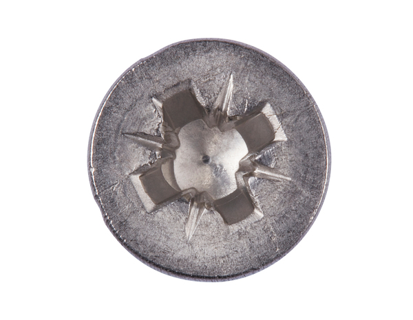 Sachet de 12 boulons tête fraisée Posidriv 6 x 40 mm acier inoydable A4 - Brenner - Brico Dépôt