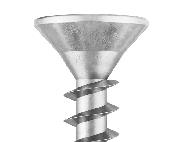 Sachet de 20 vis multi-usage tête fraisée Posidriv 5 x 60 mm acier inoydable A2 - Brenner - Brico Dépôt