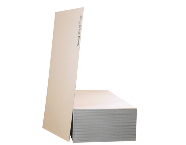 Plaque de plâtre BA 13 NF - L. 2,50 x l. 1,20 m x Ép. 13 mm - Planodis - Brico Dépôt