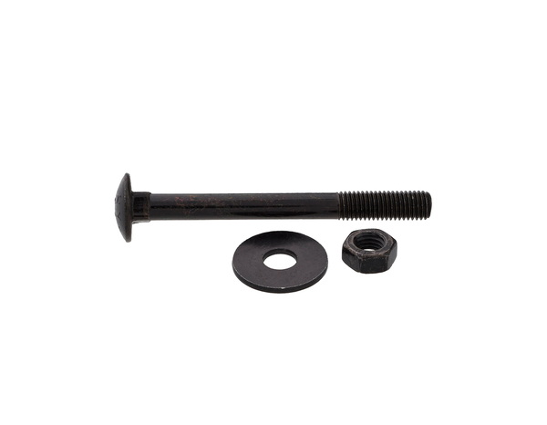 Kit de 25 vis à penture TRCC noir avec écrous et rondelles 7 x 60 mm - Brenner - Brico Dépôt