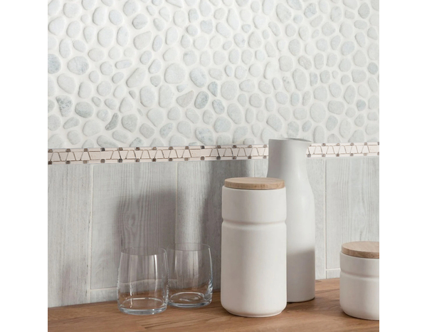 Listel "Bizance" beige - l. 5 x L. 30 cm - GoodHome - Brico Dépôt