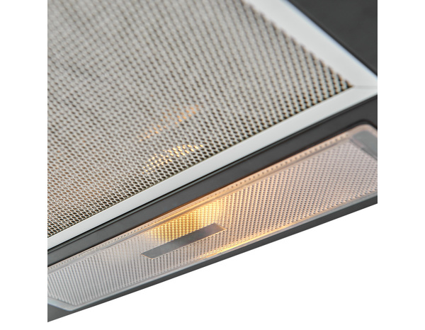 Hotte cheminée incurvée en verre noire - 60 cm - Cooke and Lewis - Brico Dépôt