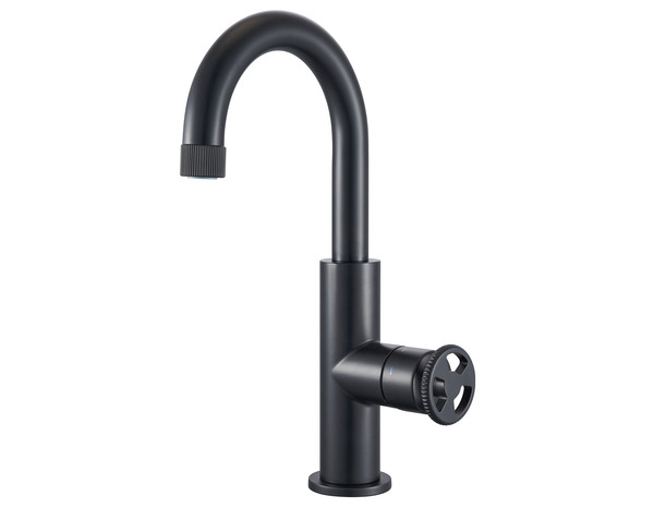 Mitigeur lavabo noir "Junco" H. 29,8 cm - Brico Dépôt