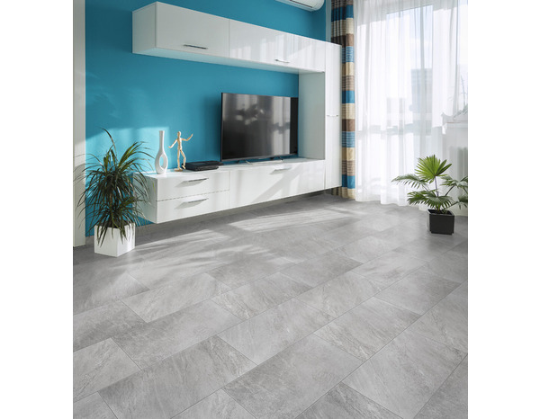 Carrelage de sol intérieur "Alberini" gris clair - l. 30 x L. 61 cm - Brico Dépôt