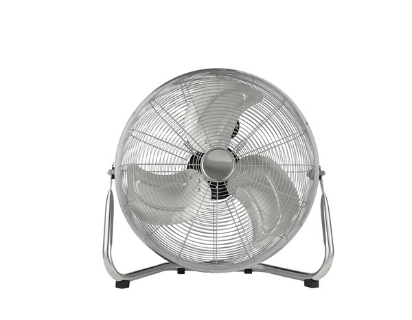 Ventilateur de sol inclinant argent, D. 45 cm - Brico Dépôt