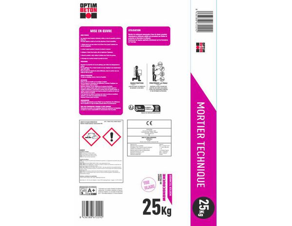 Enduit de façade monocouche ton blanc - sac de 25 kg - Brico Dépôt