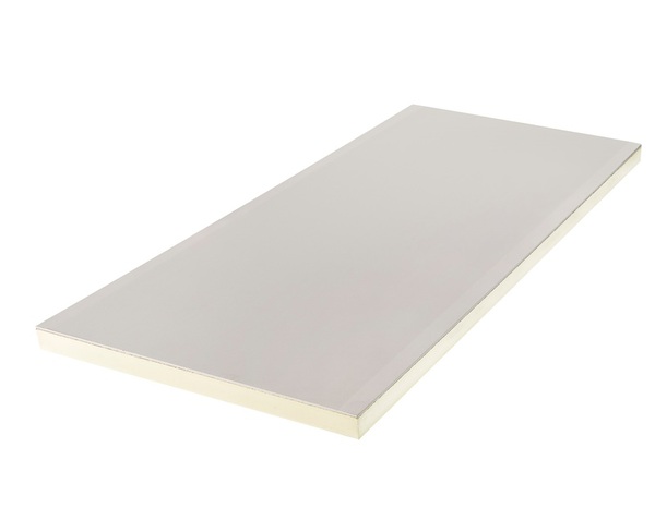 Doublage plaque de plâtre/polyuréthane R=3.75 - L. 2,50 x l. 1,20 m x Ép. 10 + 80 mm "PU" - Soprema - Brico Dépôt