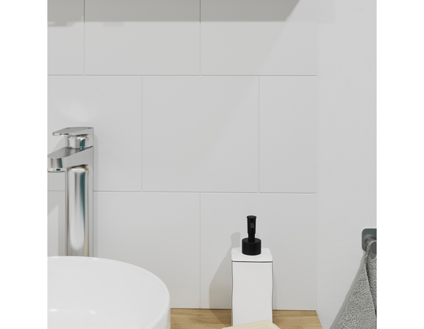 Carrelage mural "Spezzia" blanc - l. 20 x L. 20 cm - Brico Dépôt