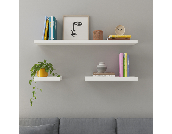 Tablette blanche L. 30 cm x P. 23,5 cm - ÉP. 38 mm "Calie" - Cooke and Lewis - Brico Dépôt