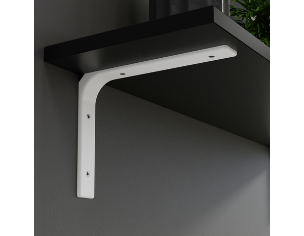 Équerre emboutie blanc "Adelie" P. 200 x H. 150 mm - Cooke and Lewis - Brico Dépôt