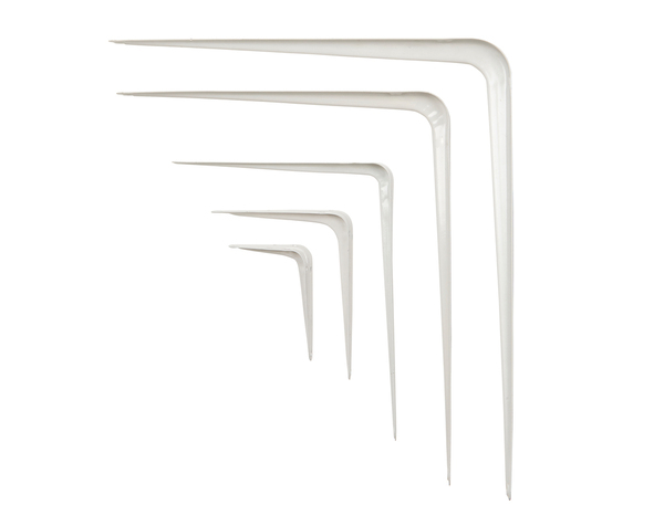 Équerre emboutie blanc P. 200 x H. 250 mm - Brico Dépôt