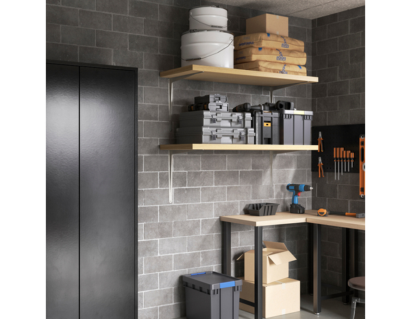 Équerre renforcée galvanisé "Xeria" P. 450 x H. 400 mm - Cooke and Lewis - Brico Dépôt