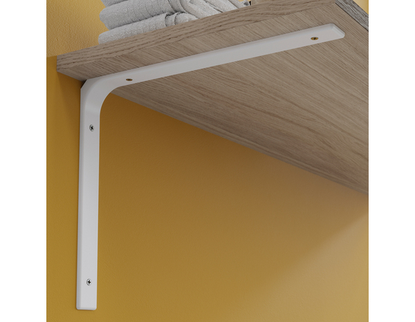 Équerre emboutie blanc "Adelie" P. 300 x H. 250 mm - Cooke and Lewis - Brico Dépôt