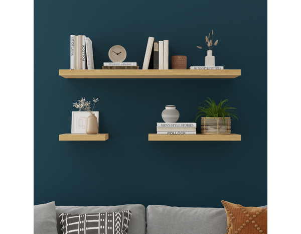 Tablette imitation bois L. 30 cm x P. 23,5 cm - ÉP. 38 mm "Calie" - Cooke and Lewis - Brico Dépôt