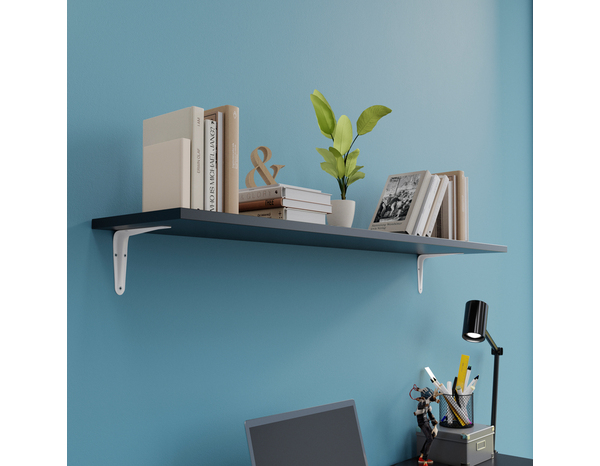 Équerre emboutie blanc P. 125 x H. 150 mm - Brico Dépôt