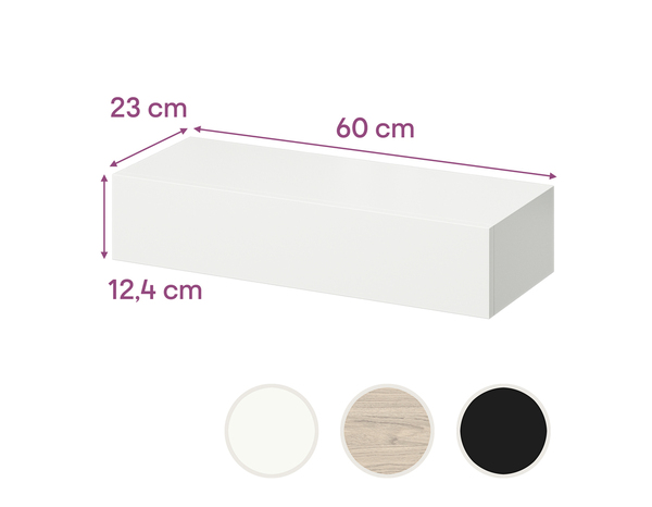 Tablette avec tiroir blanc "Calie" - Cooke and Lewis - Brico Dépôt