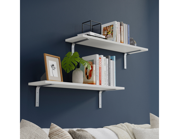 Équerre emboutie aluminium "Adelie" P. 200 x H. 150 mm - Cooke and Lewis - Brico Dépôt