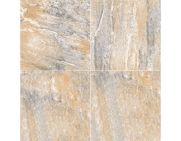 Carrelage de sol extérieur béton beige - L. 60 x l. 60 cm x Ep. 20 mm - Brico Dépôt