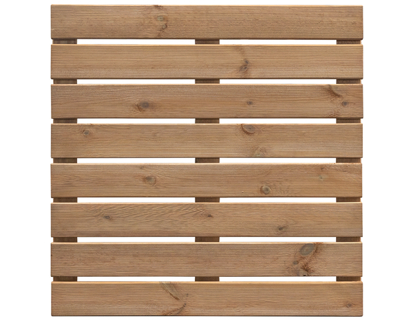 Dalle bois brun L. 80 cm x Larg. 80 cm x Ép. 30 mm - Brico Dépôt