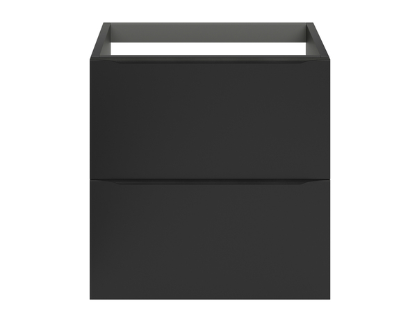 Meuble sous vasque à suspendre noir mat "Idalie"  L. 60 x H. 60 x P. 45 cm - Cooke and Lewis - Brico Dépôt