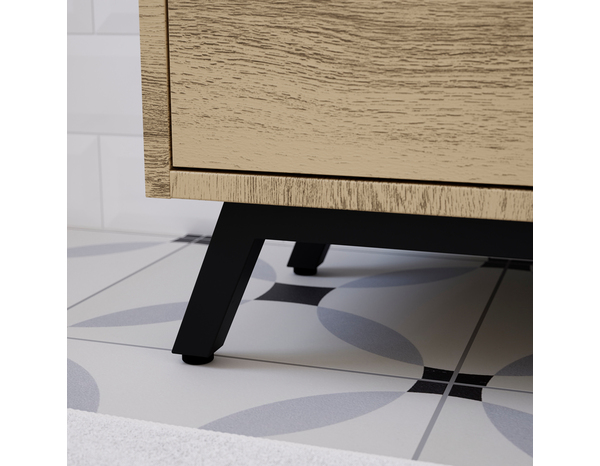 Meuble sous lavabo bois "Ladoga"  L. 60 x H. 65 x P. 36 cm - Cooke and Lewis - Brico Dépôt