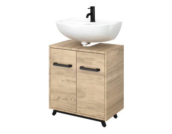 Meuble sous lavabo bois "Ladoga"  L. 60 x H. 65 x P. 36 cm - Cooke and Lewis - Brico Dépôt