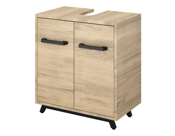 Meuble sous lavabo bois "Ladoga"  L. 60 x H. 65 x P. 36 cm - Cooke and Lewis - Brico Dépôt