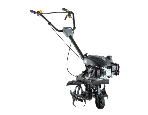 Motobineuse 123 cm³ avec moteur 4 temps - Titan - Brico Dépôt