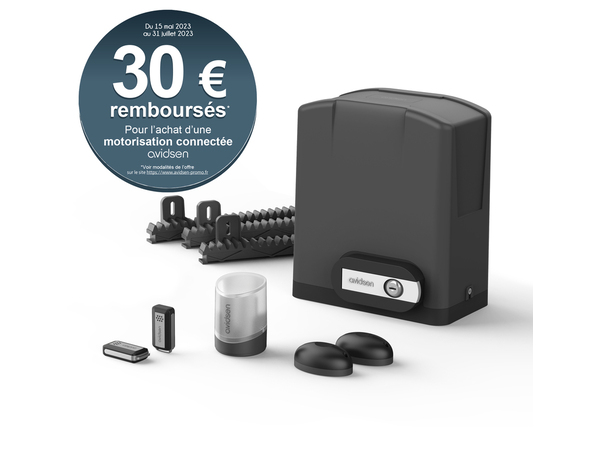 Motorisation pour portail coulissant largeur 800 cm "Orea connect" - Avidsen - Brico Dépôt