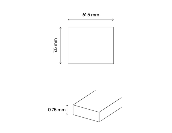 Plinthe "Vintage Wood" coloris gris blanc -  7,5 X 61,5 cm - Brico Dépôt
