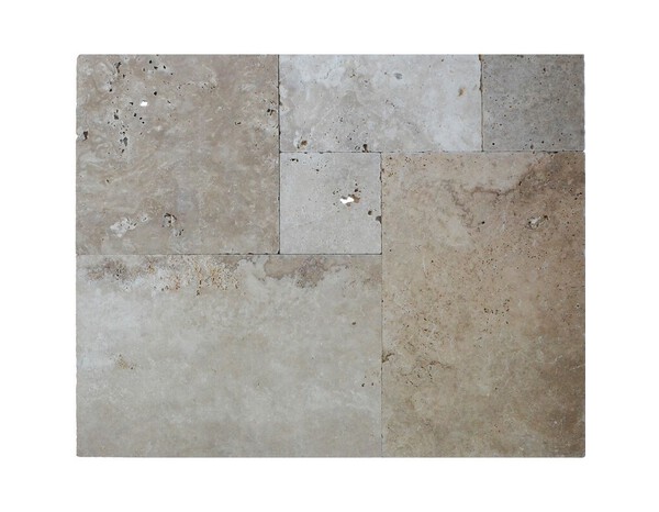 Travertin multi-format "Rustique" - Ep. 12 mm - Brico Dépôt