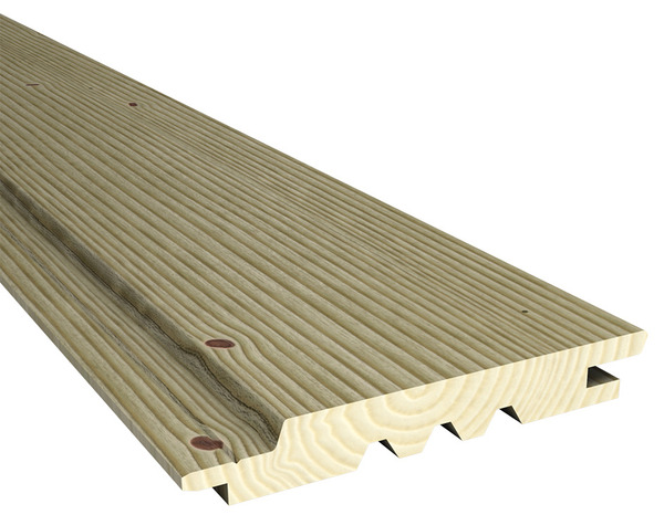 Lot de 6 lames de bardages épicéa vert "Kladi" - Brico Dépôt