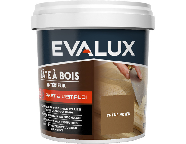 Pâte à bois chêne moyen 500g - Evalux - Brico Dépôt