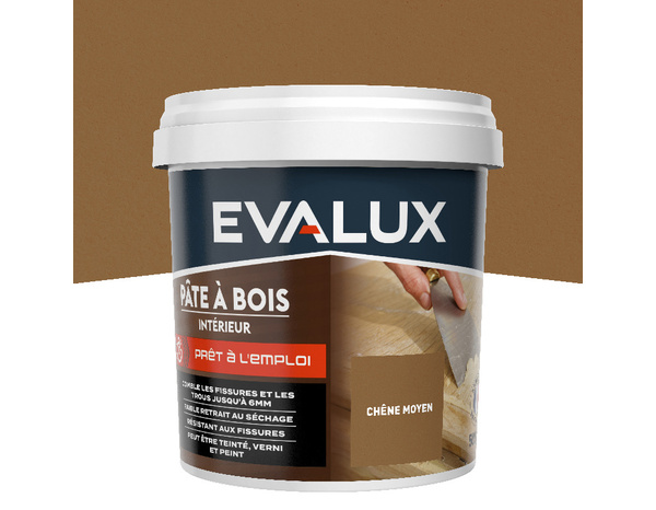 Pâte à bois chêne moyen 500g - Evalux - Brico Dépôt